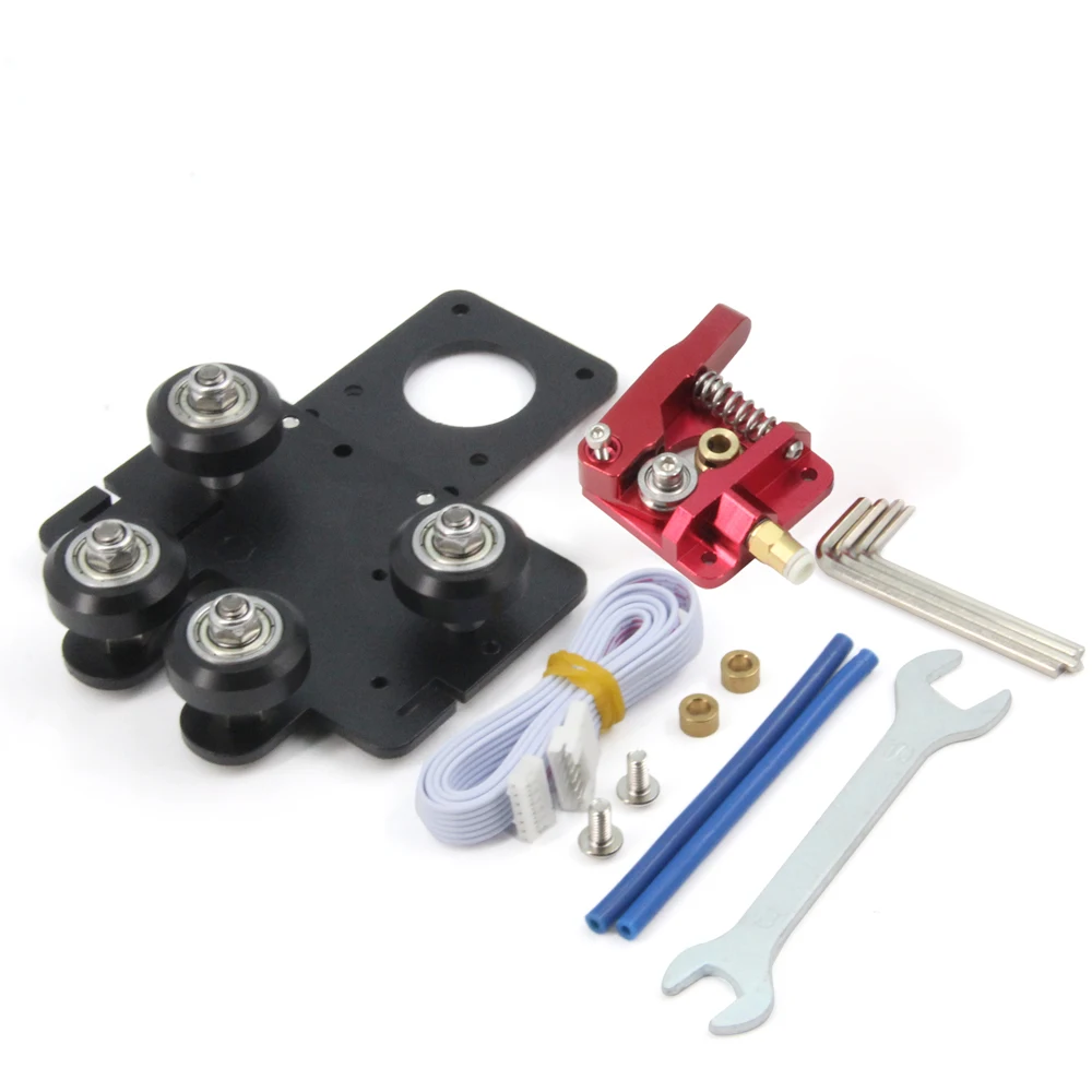 Upgrade Direct Dual / Single Gear Extruder Support Kit,Easy Print Flexible Filament for Ender 5/Ender 5Pro/ Ender 5 Plus