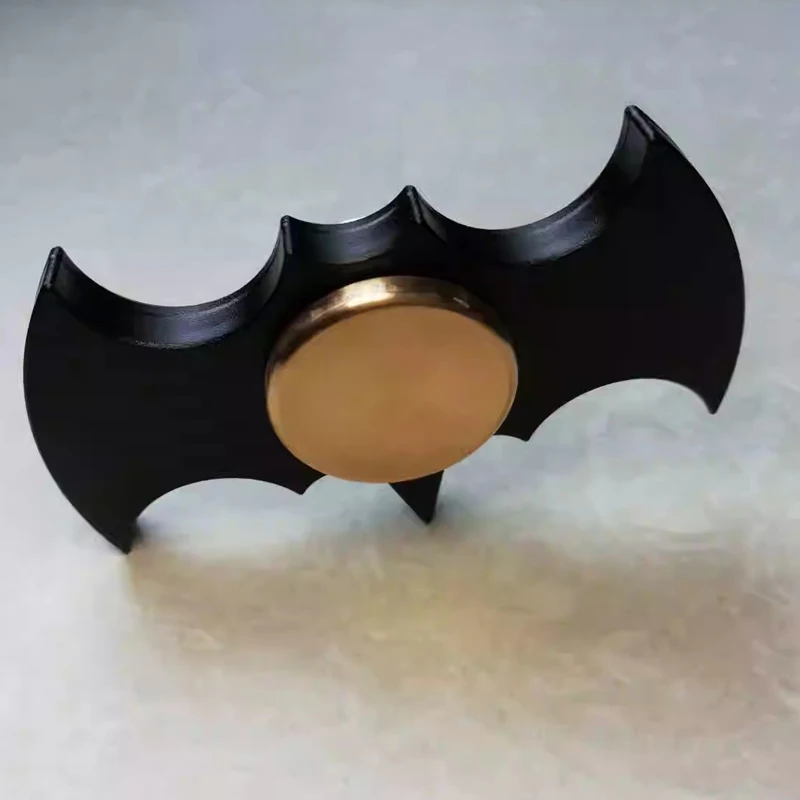 Forma di pipistrello Fidget Spinner metallo Handspinner alleviare lo Stress punta delle dita giroscopio EDC Antistress Gadget adulti bambini novità