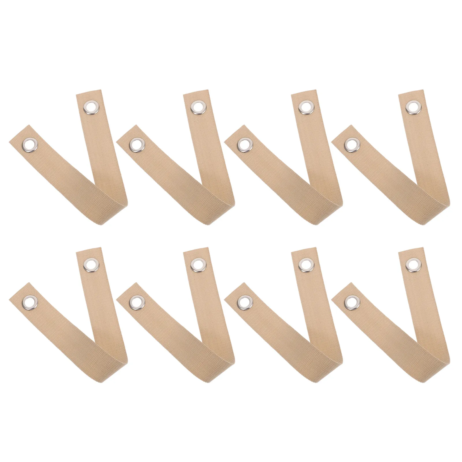 8Pcs Tree Support Straps with Grommets Heavy Duty Nylon Tree Guying Ties for Hurricane Protection Stabilization Straightening
