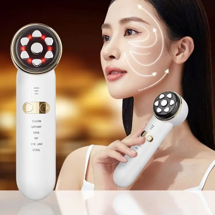 New Desiqn Cryotherapy Radio Frequency Beauty Device Skin Lifting  7 in1 EMS Micro Current Skin Care RF Beauty Machine