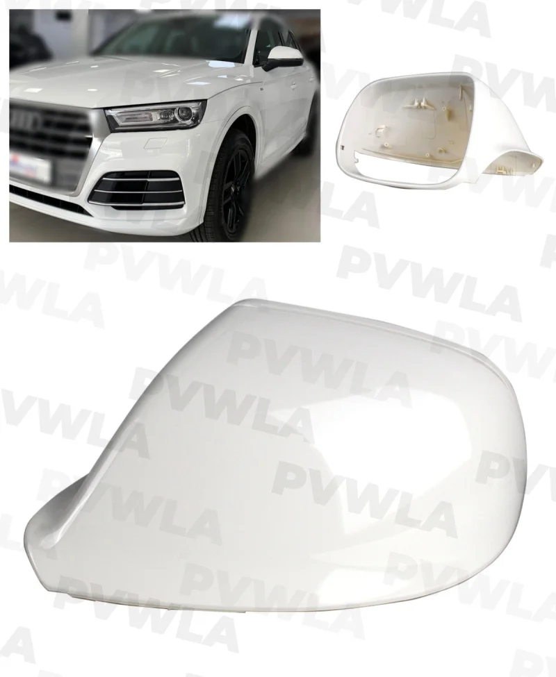 

For Audi Q5 Q7 2007 2008 2009 2010 2011 2012 2013 2014 2015 2016 2017 Left Side White Painted Mirror Housing Cover Cap