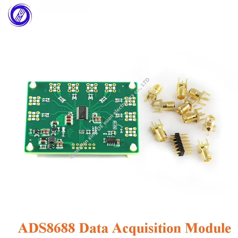 

1pcs ADS8688 Data Acquisition Module 8 Channel SAR/ADC Single/Bipolar Input 16Bit/500Ksps Single Power Supply DC 2.7-5.5V