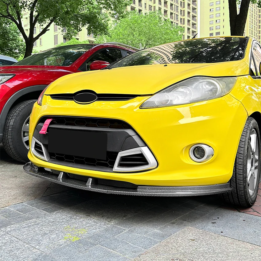For Ford Fiesta MK7 Standard 2008-2010-2011-2012 Splitters Spoiler Body Kit Accessories Car Styling Front Bumper Diffuser Lip - Image 4
