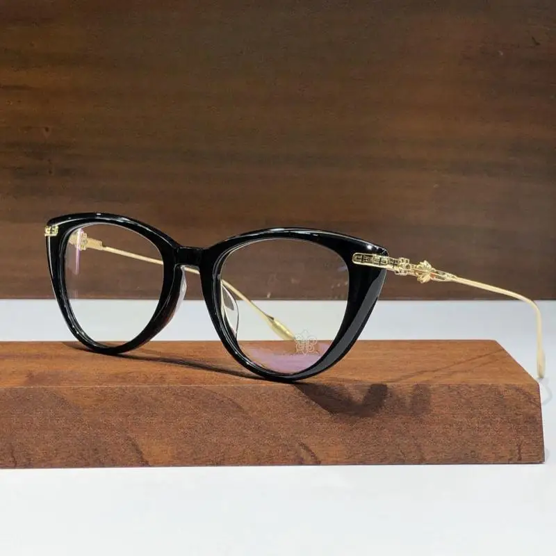 Popular New Fashion Oval Women Glasses Frame CH8228 High Quality Alloy Personalized Men Indoor Myopia Reading Glass Eyewear