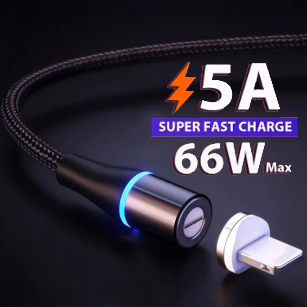 

Magnetic Cable Micro USB Type C Charger For iPhone 6s 7 8 11 X XS Oppo A95 Magnet USB Cable Fast Charging Phone Charge Cord Wire
