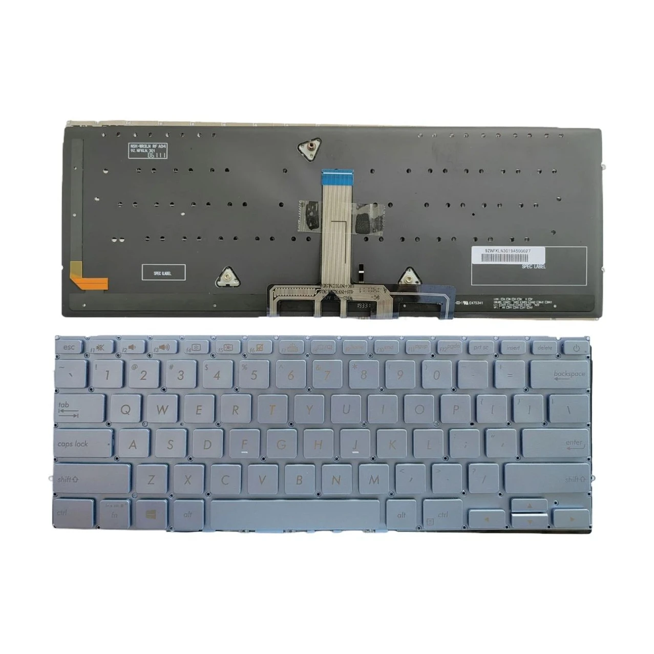 

Подсветка для ноутбука XIN-Russian-US, клавиатура для Asus ZenBook UX392 UX392F UX392FA UX392FN, белая клавиатура с подсветкой