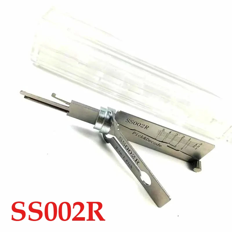 

1P Lishi 2-IN-1SS002R Key Decoder Anti-S Groove Pick & Decord 2 in 1 LiTools for Electric Control Lock DoorTool Opener Lockpick