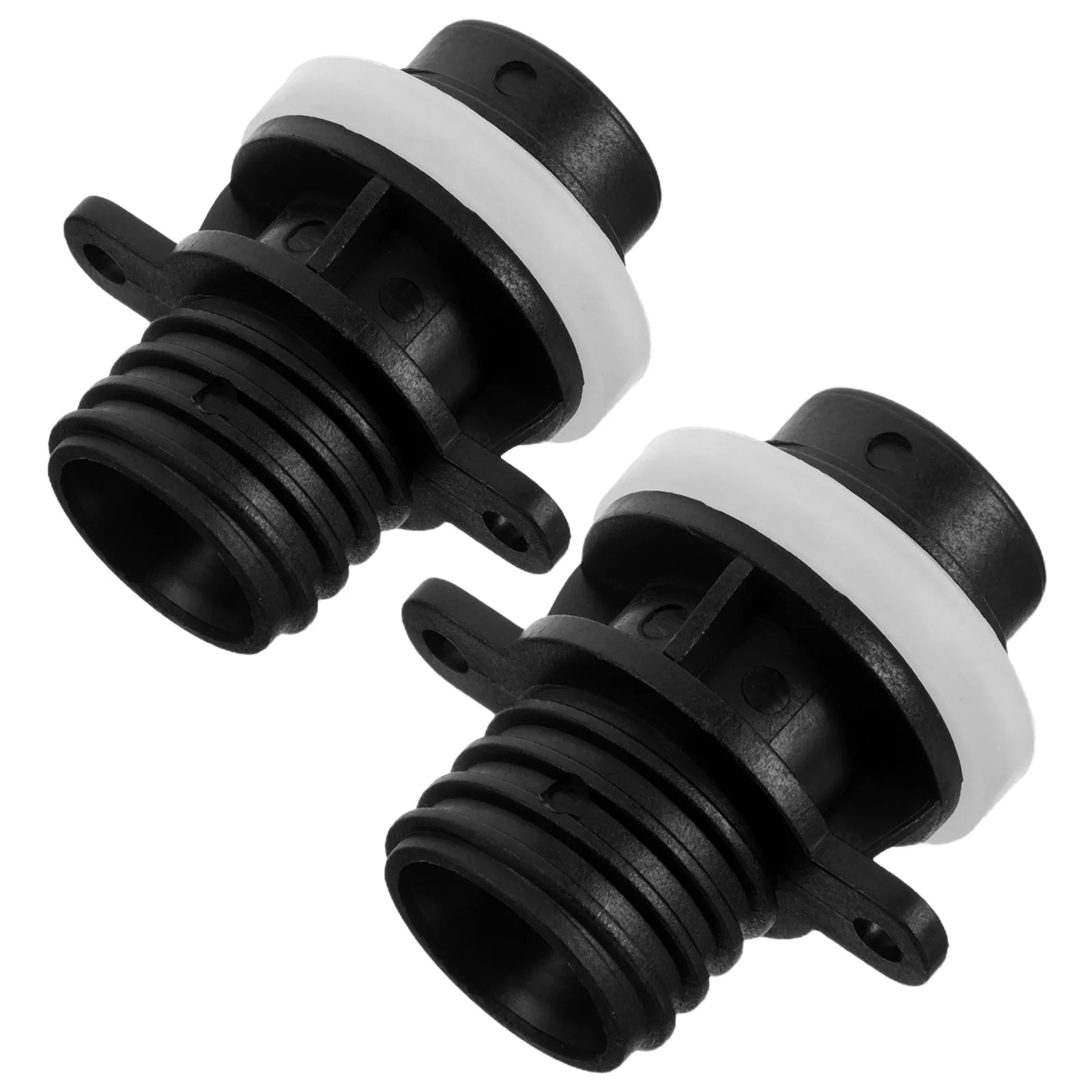 2 Stück aufblasbarer Kajak-Ventil-Adapter, kompakt, leicht, tragbar, für Paddleboards, Boote, Camping, Abenteuer, Kajak-Pumpen-Adapter