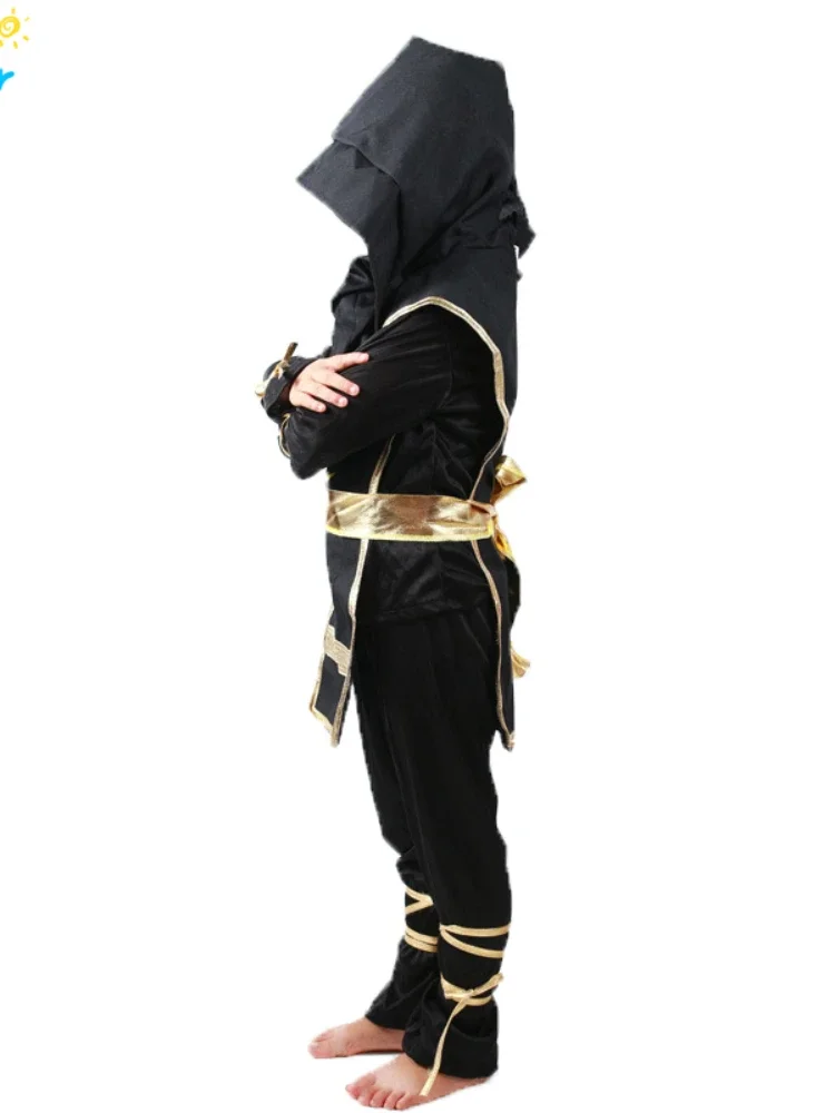 Halloween Kids Ninja Kostuums Feest Jongens Meisjes Krijger Stealth Kinderen Cosplay Huurmoordenaar Kostuum Kinderdag Geschenken