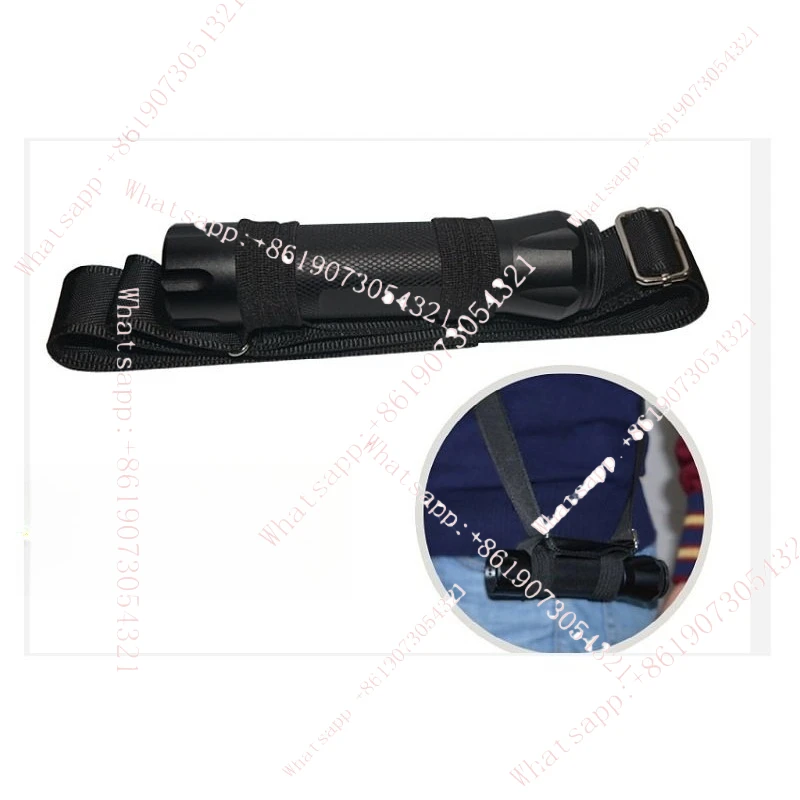 

power supply, diagonally hung shoulder-back adjustable strap, anti-lost outdoor sports railway use, excluding 2 flashlights