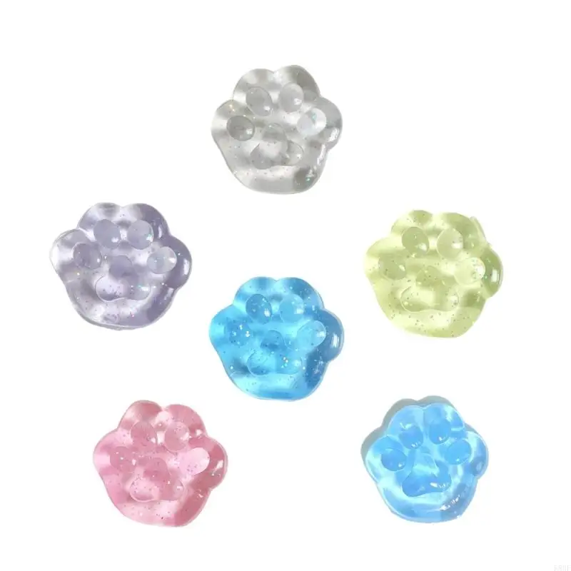 K8GF mới lạ rõ ràng rõ ràng Bounce Figurine Squeeze đồ chơi mới lạ GAG TAGE Đồ chơi giải nén Pinch Căng thẳng đồ chơi