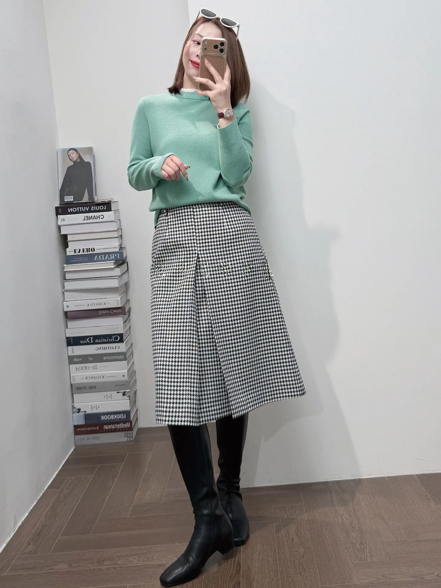 

Теплый свитер из мериносовой шерсти с высоким воротом, 375 г, из премиальной пряжи с защитой от катышков, 48 петель, женский зимний лонгслив