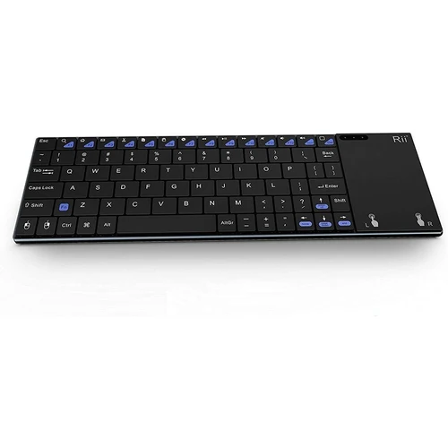 Imagen 2 del producto Teclado ruso, español, inglés, francés, inalámbrico, Rii K12 +/i12 + Mini teclado con panel táctil y ratón para Android, portátil, PC, TV Box