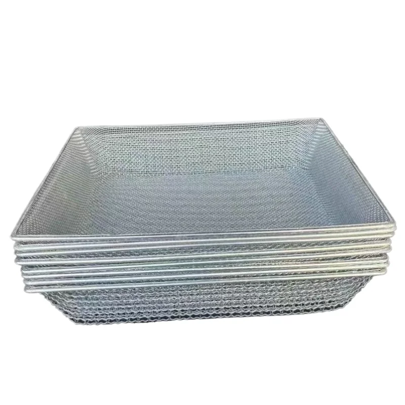 Rectangle sieve, bold and thickened sieve, soil planting flower square chestnut peanut filter sieve