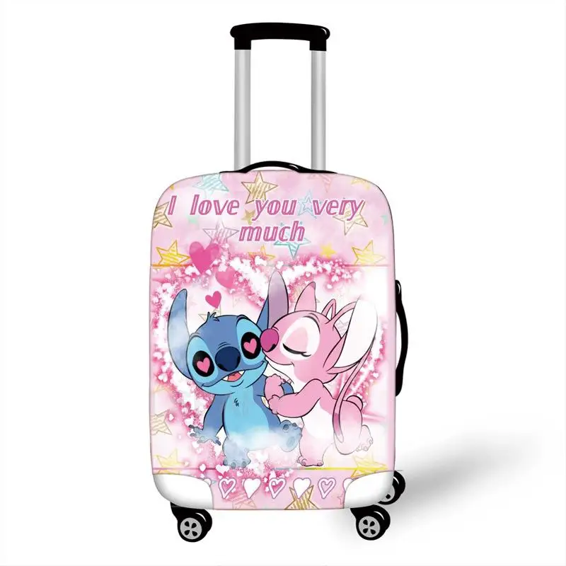 Lilo And Stitch Suitcase Cover Protector Dust-proof Scratch Resistant Luggage Cover Apply To 18\'\'-32\'\' Suitcase