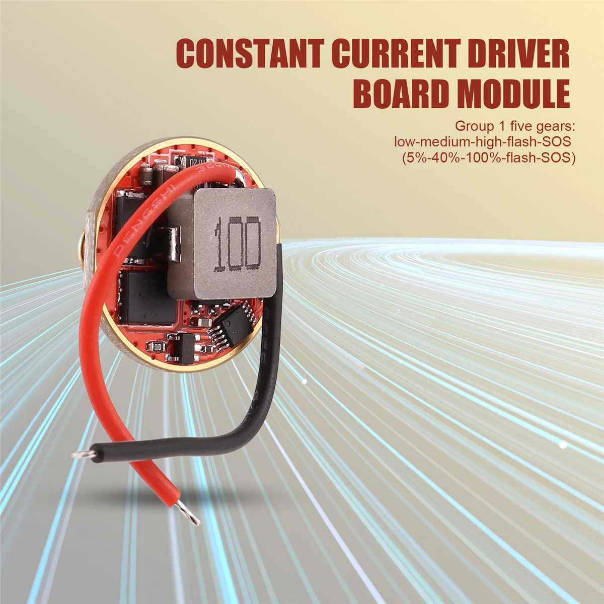 Driver Board Module XHP70 6V LED 5A Constant Current Driver Board 22mm Input Voltage 6-12.6V Flashlight Accessories HOT