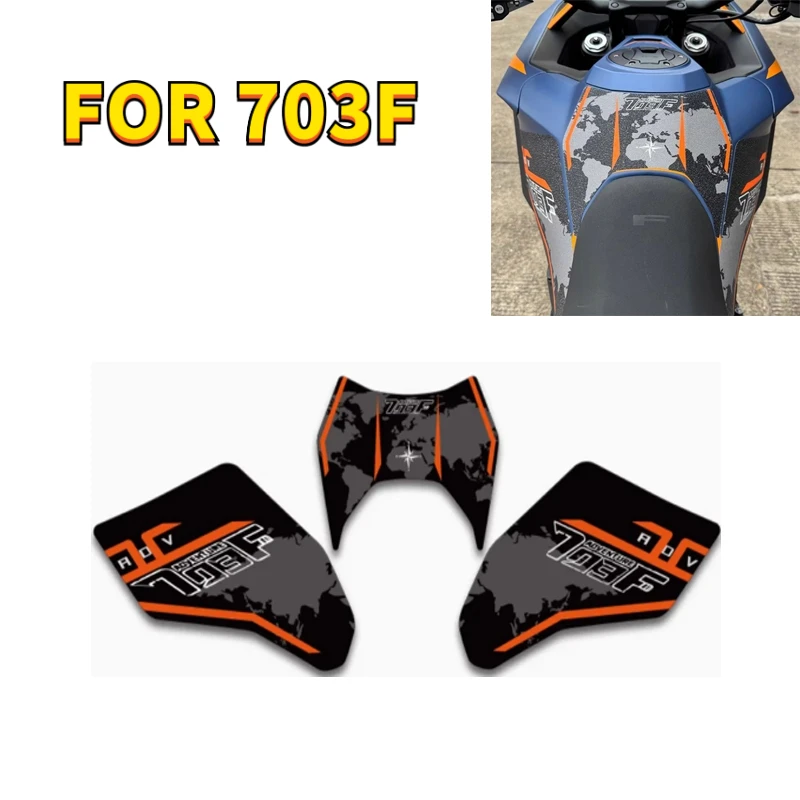 

For ZONTES 703F anti slip and wear-resistant fuel tank sticker