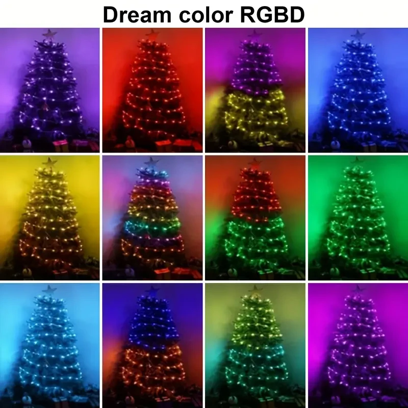 Fairy Light String Led String Light Bluetooth RGBIC Christmas Light String For Bedroom Garden Party Christmas Decoration 5/10M