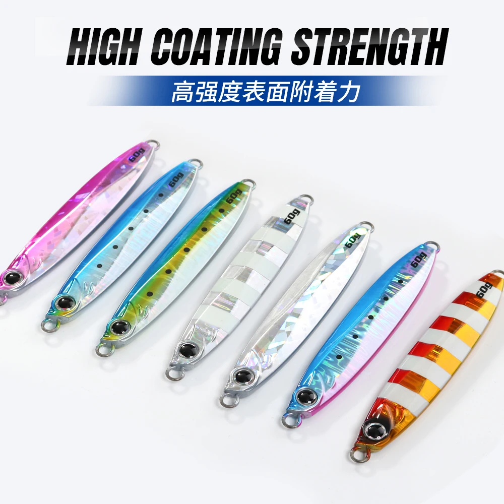JIGGINGPRO Coltsniper Metal Jig 35g 45g 60g 80g 100g Long Casting Slow Jigging Lure Saltwater Fishing Lures view 4