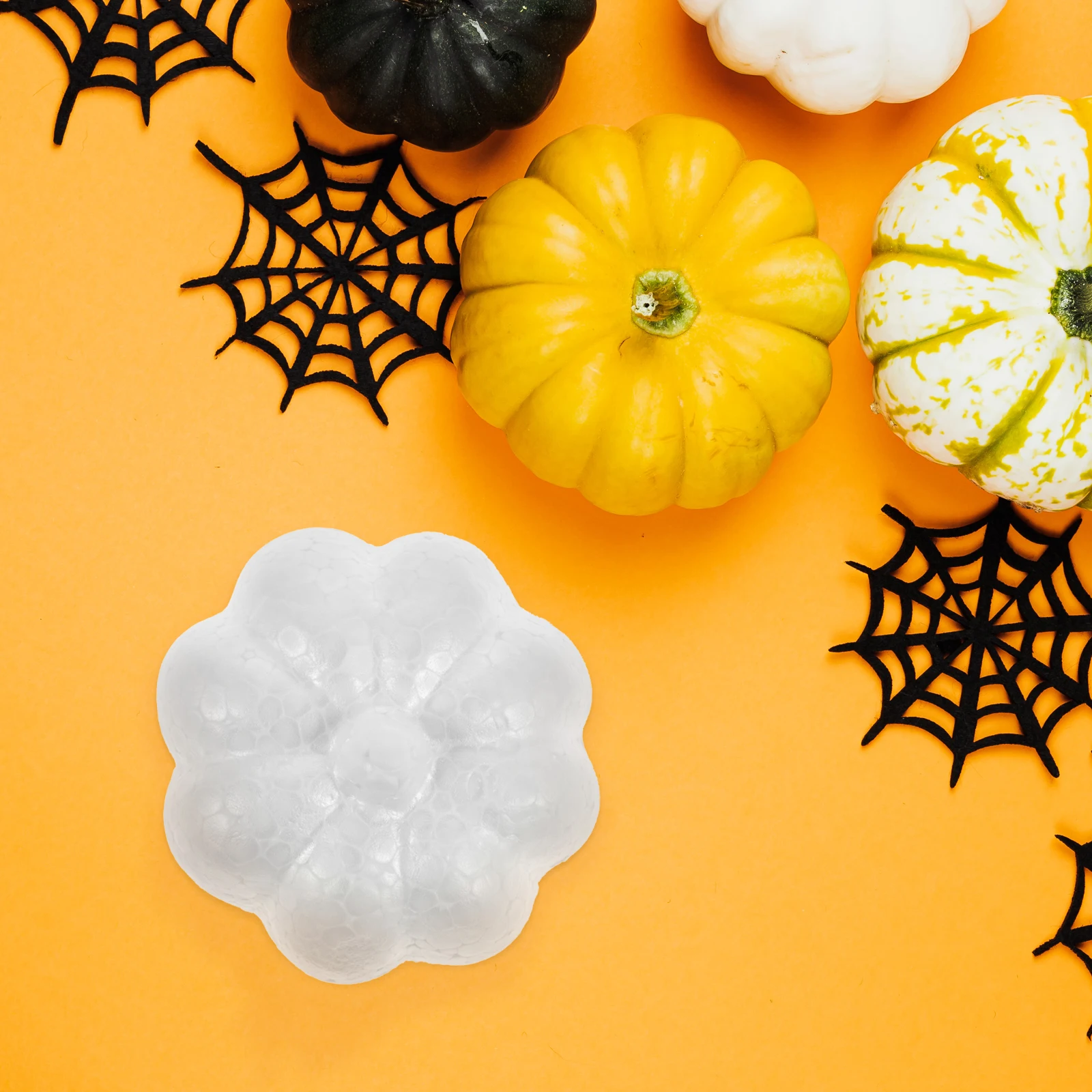 

24 pcs Simulation Pumpkin Decoration DIY Foam Ornament Halloween Harvest Party Fall Home School Garden Decorative Craft Kids
