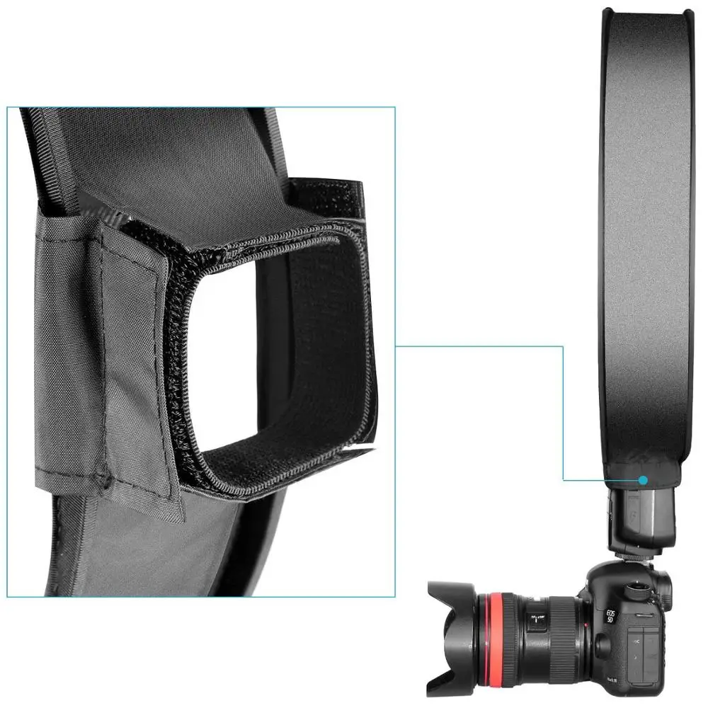 Portátil Mini Rodada Estúdio Softbox, Fotografia Flash Difusor, Softbox para Canon, Nikon, Sony, Yongnuo, Speedlite, 30cm, 40cm