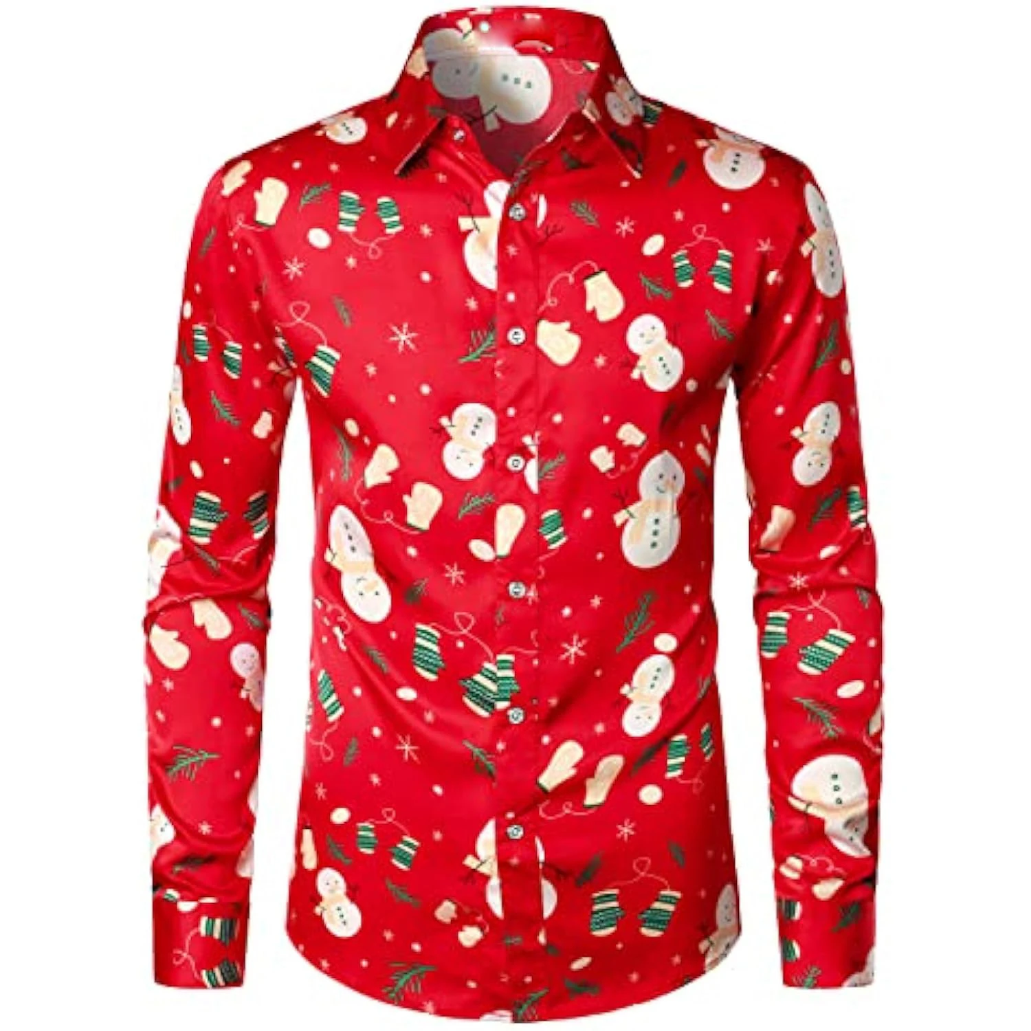 Men's Business Dress Shirts Long Sleeve Casual Button-Down Shirts Formal Inner Collar Contrast Color Shirts Men's Wedding Clothi