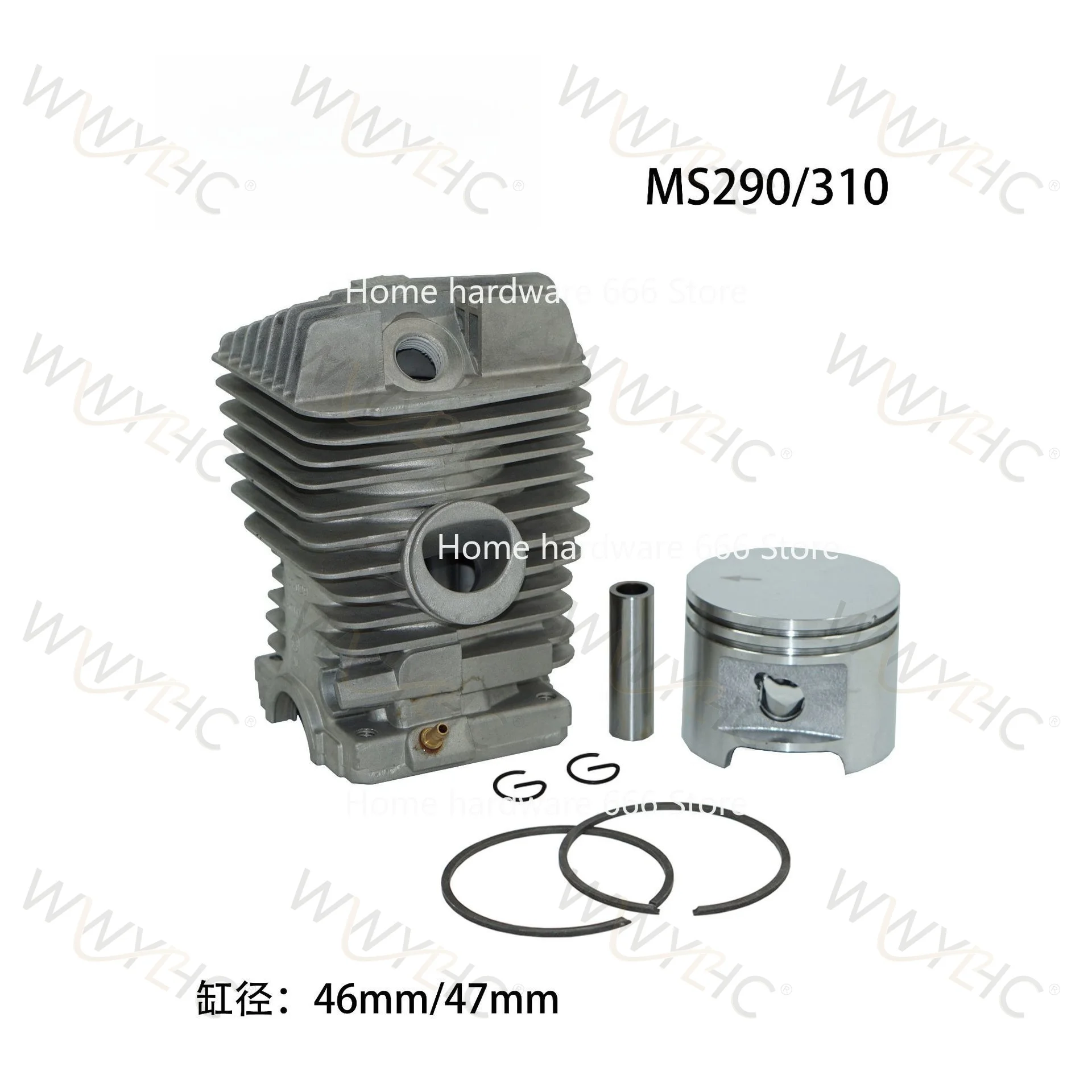 MS290  Saw Cylinder Assembly MS310 Hardware Accessories Piston