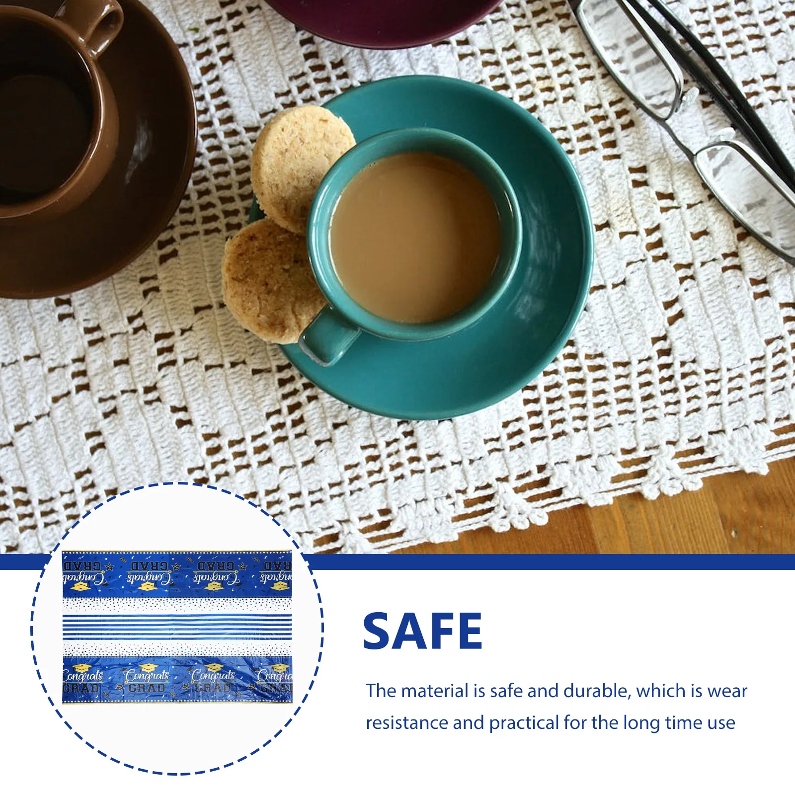 

Graduation Season Pe Rectangle Table Cover Congrats Grad Design Dinner Table Decor Graduation Tablecloth 2023 Party Decoration