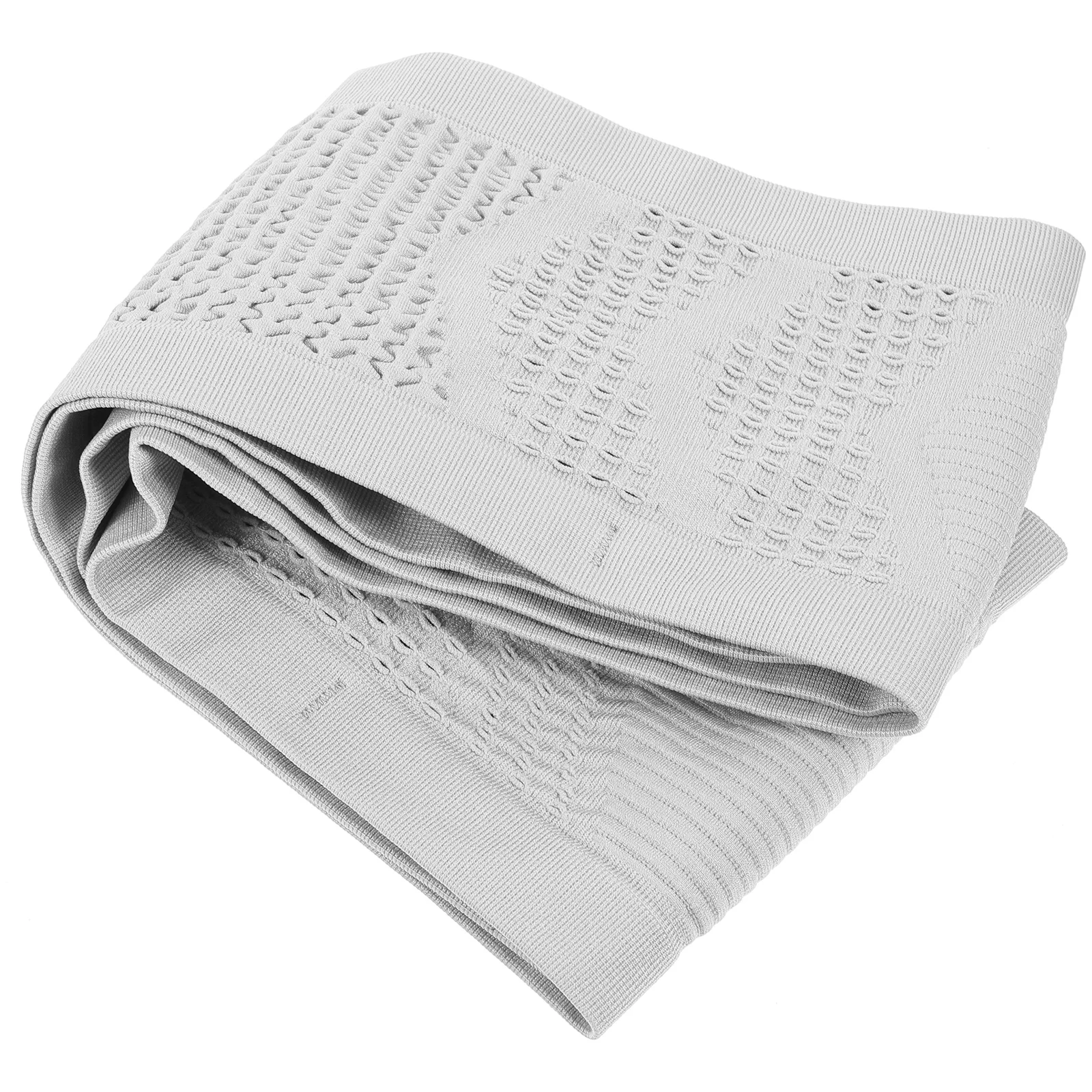 

High Capacity Sports Fanny Pack Elastic Running Belt Gray M Phone Wallet Passport Keys Outdoor Activities Travel Hiking Walking