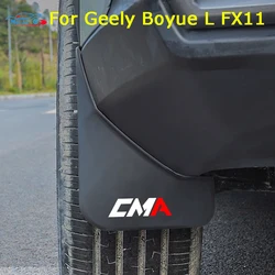 For Geely Boyue L FX11 2022 2023 Car Non-destructive Baking Paint Mudguards Front & Rear Wheels Fenders Auto Accessories