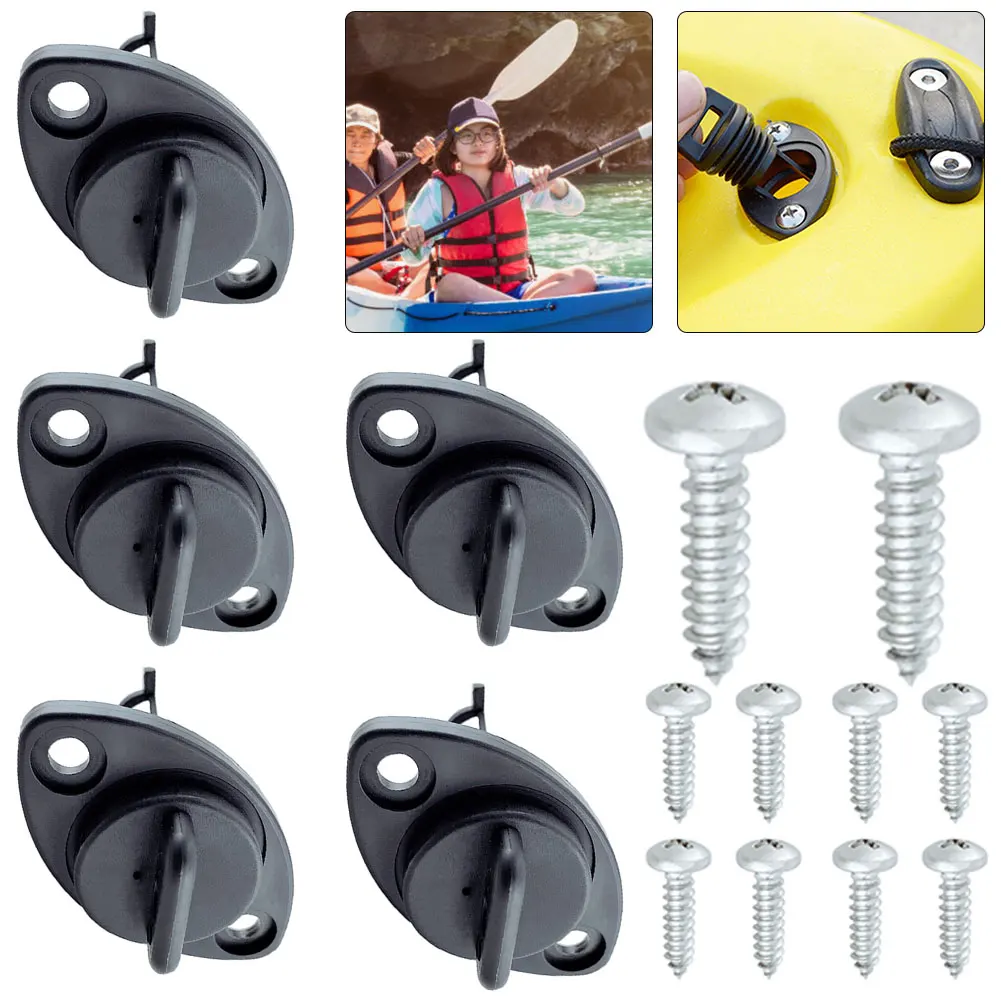 

5 шт. овальных сливных заглушек из нержавеющей стали для морских судов, герметичные заглушки-винты для плотов