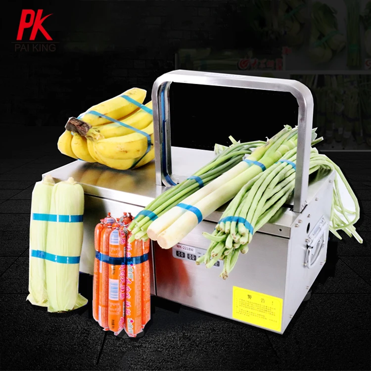 

Automatic tie wrap machine tabletop vegetables strapping machine banding machine for incense