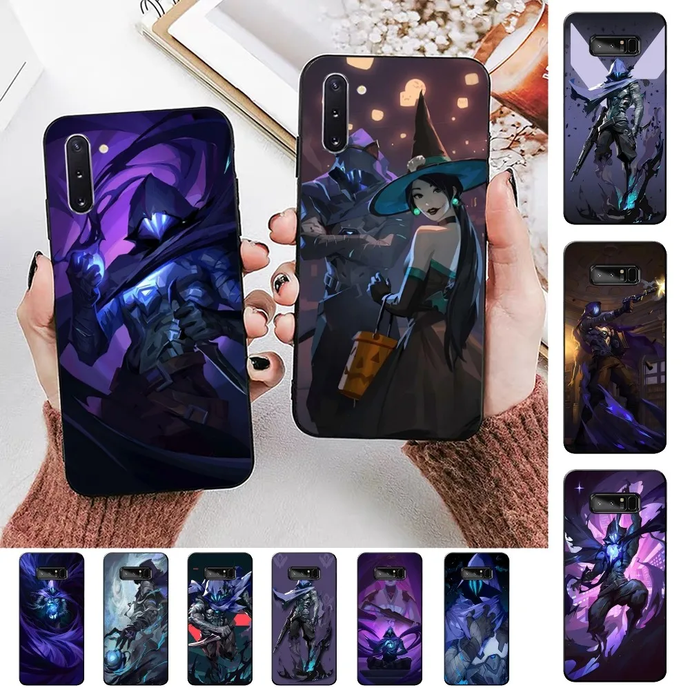 Valorant O-Omen Phone Case For Samsung Note 8 9 10 20 pro plus lite M 10 11 20 30 21 31 51 A 21 22 42 02 03