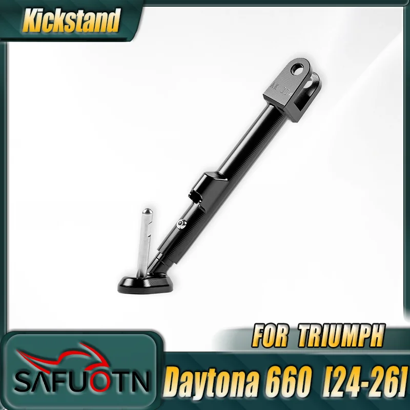 

For Triumph Daytona 660 2024 2025 2026 Kickstand Foot Side Stand Motorcycle Support Side Stand