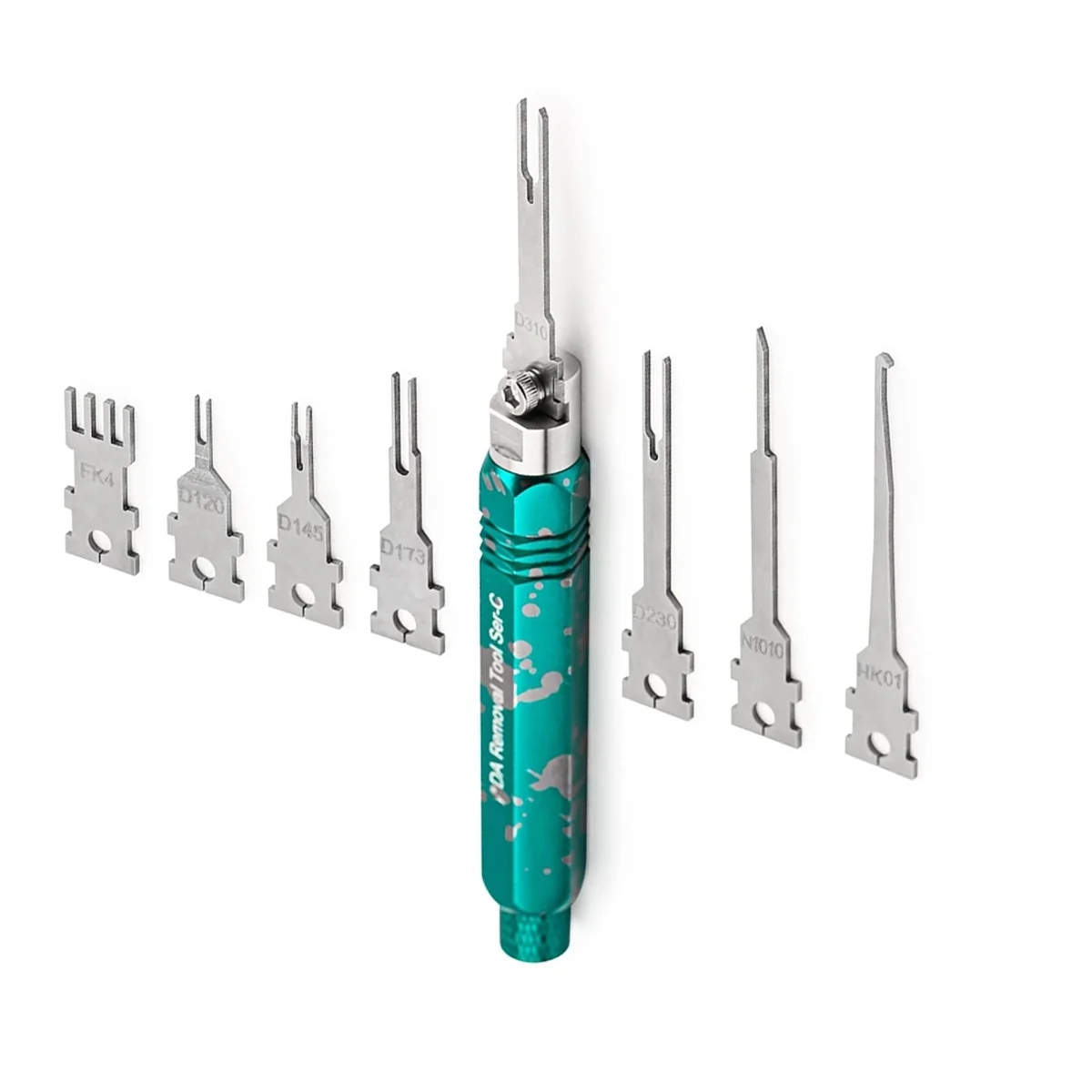 

A002 Pin Extractor Tool,Terminal Removal Tool Includes 8Pcs Replacement Tips,Automotive/Computer Repair Terminal Release Tool