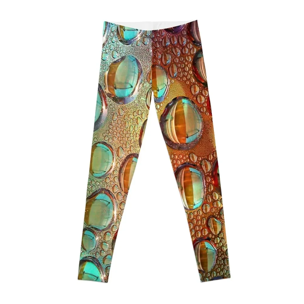 

Chilled Water Drop Leggings gym wear high waist Womens Leggings