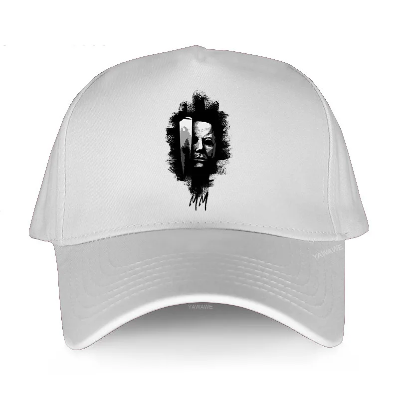 Adjustable Brand Baseball Cap balck Adult luxury hat for Men Michael Myers Personalized Graphic Hip-Hop Snapback Summer Hats