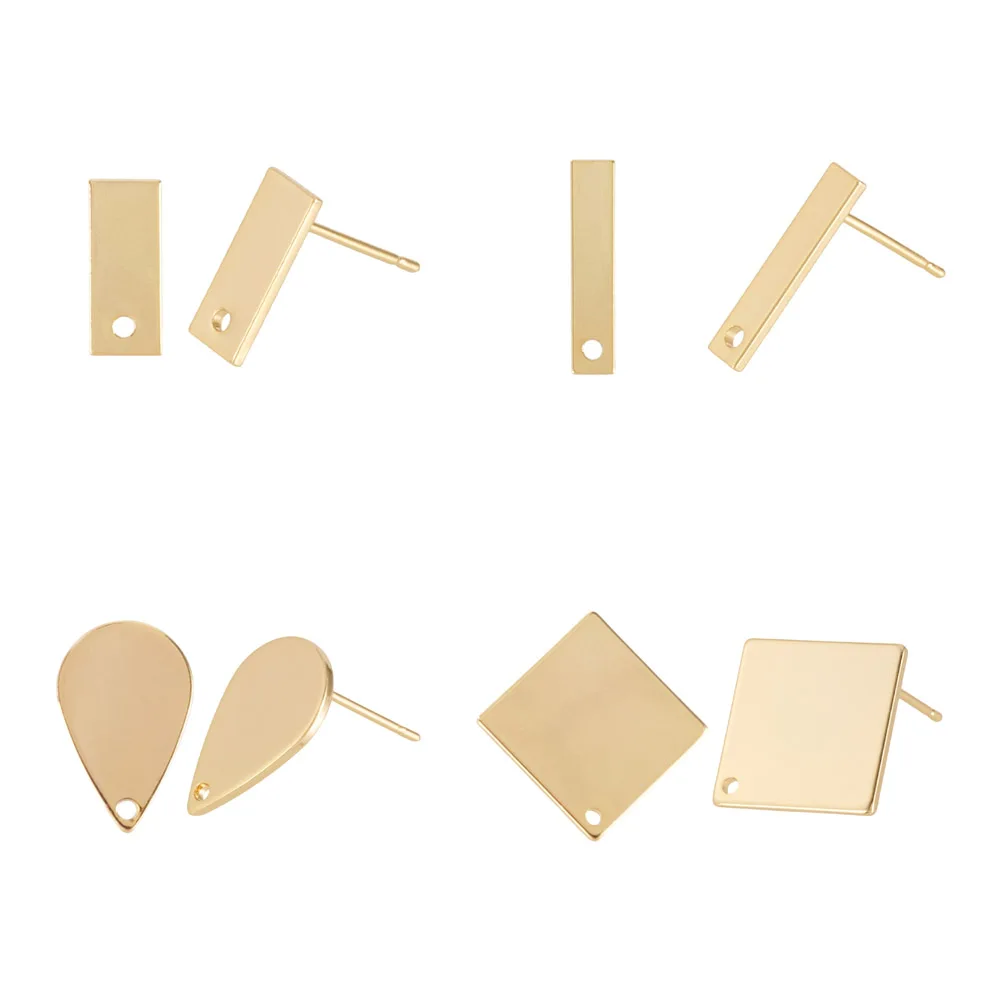 8-pecas-de-bases-para-brincos-de-tarraxa-em-latao-banhado-a-ouro-18k-formatos-variados-12~21x5~205mm-furo-12mm-pino-12x08mm-2-pecas-estilo