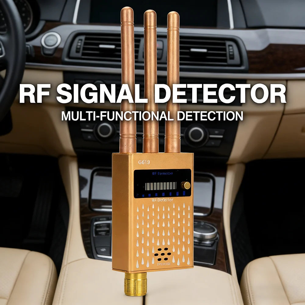 Multi-function Wireless RF Signal Detector Bug GSM Listen Device GPS Signal Lens Tracker Finder Radio Anti Candid Camera Scanner