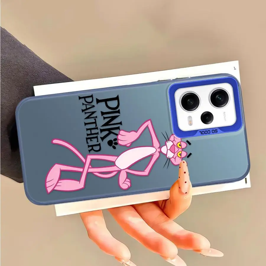 Мягкий чехол для Xiaomi Redmi Note 10 11 Pro 11s 12 13 14 Pro Plus 10s P-Pink PantherS Cool Cute