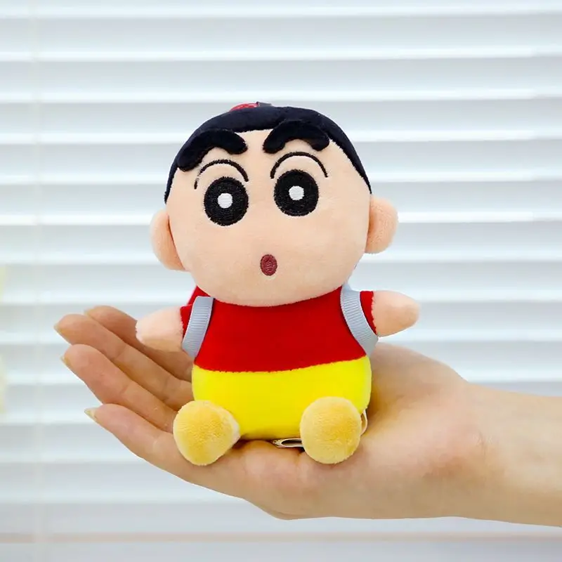 MINISO véritable Crayon shin-chan cross-dressing série sac porte-clés mignon dessin animé Couple pendentifs sac charme fille cadeau d'anniversaire