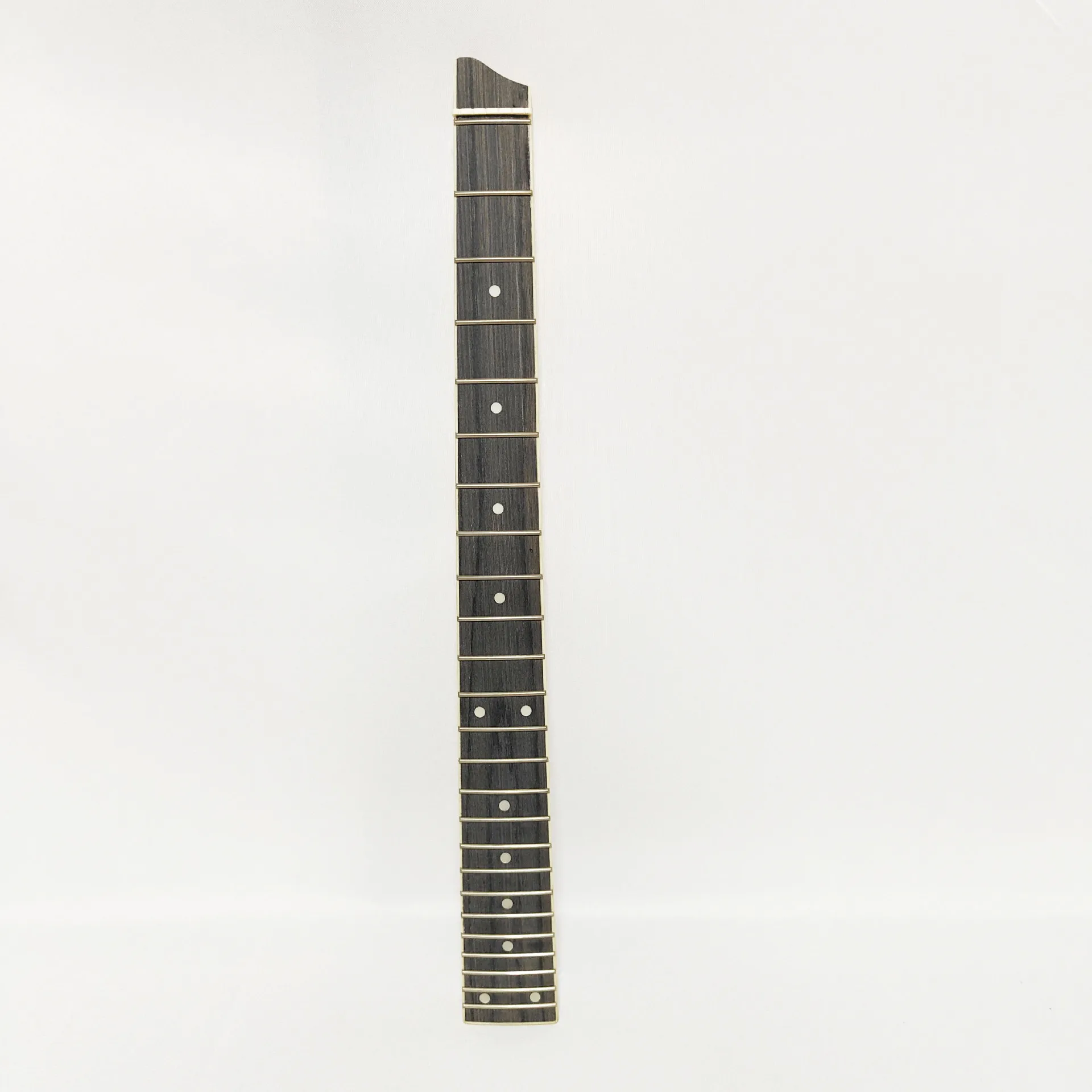 Maple Wood Headless 6 String Electric Guitar Neck 25 Frets Rosewood Fingerboard Matte Finish Small Dot Inlays Unfinished Neck