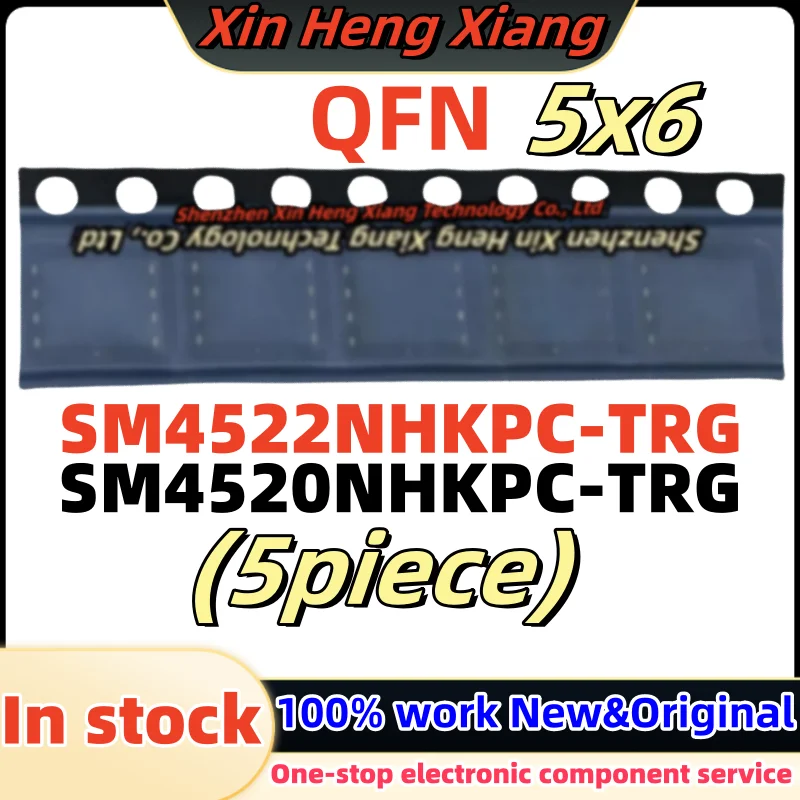 5 قطعة SM4522NHKPC SM4522NHKPC-TRG SM4522NH 4522NH SM4520NHKPC-TRG SM4520NHKPC SM4520NH 4520NH QFN-8