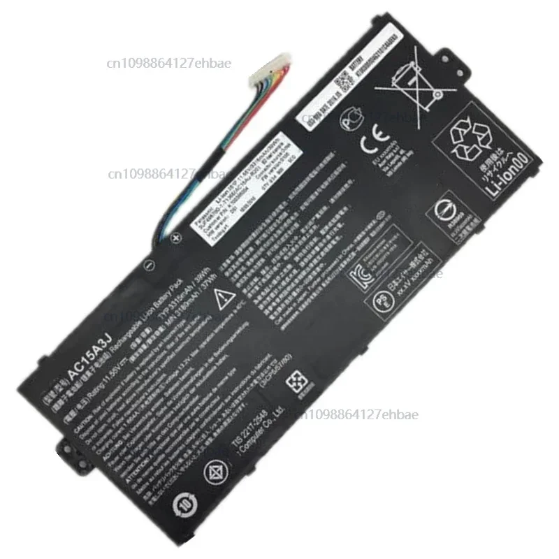 

Новый аккумулятор для ноутбука ac15a3j ac15a8j для Acer Chromebook 11 i7 35 i7 Y9 cb3-131 R11 i7 38t cb5-132t spin 311 cpn310 15q10 n15q8 n1