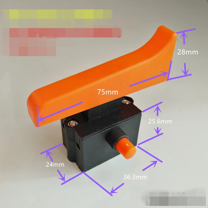 FA4-10/2DB 10A 250V 5E4 Power Tool Replacement DPST NO Lock On Trigger Switch MITRE SAW Cutting Machine 355 350 Color Randomly