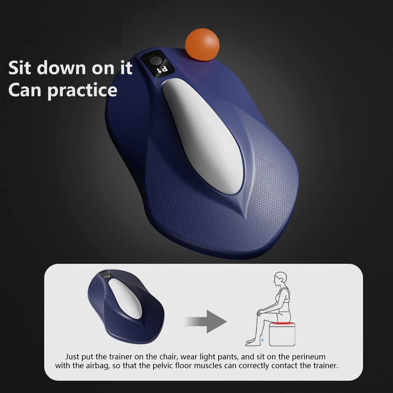 Revive Pelvic Pulse For Men Portable Rechargeable Wireless Electric Strengthener Pelvic Floor Exerciser For Home Fitness Yoga