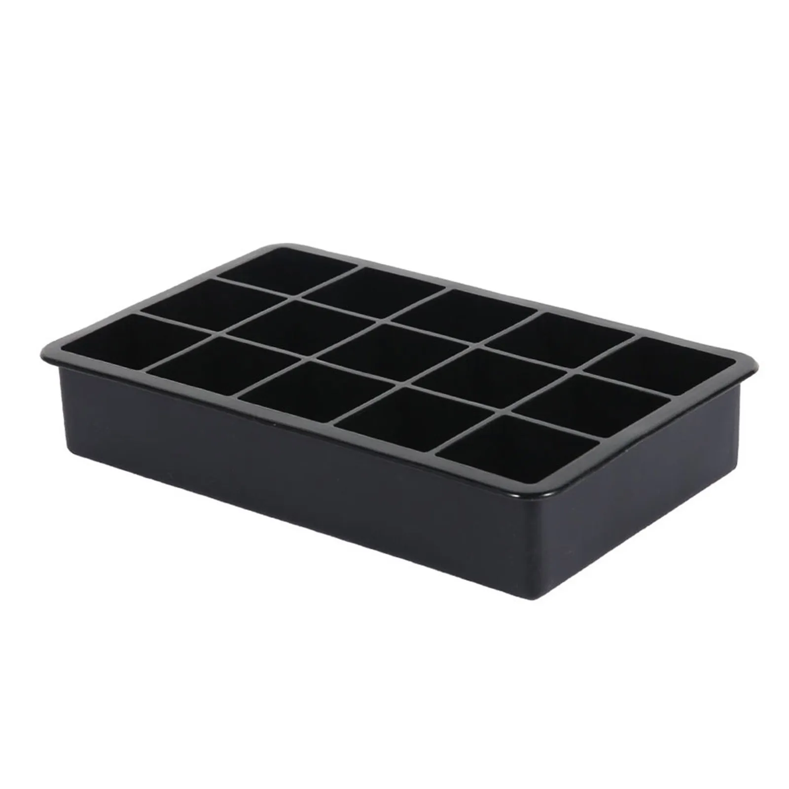 15 Grid Silicone Ice Cube Tray Large Square Ice Cuber Maker Molds Big Cubitera Ice Moulds Bar Pub Kitchen Accessories Gadgets