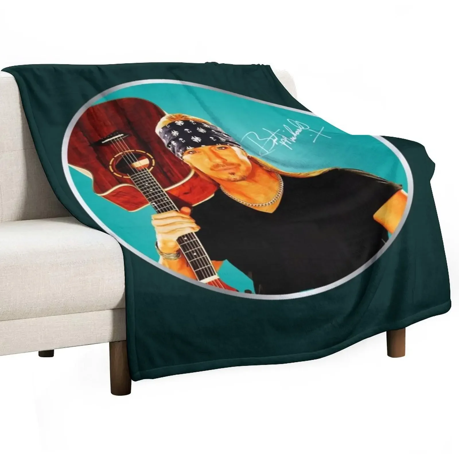 

Vintage Photograp Michaels Male Singer Bret Songwriter Gift Movie Fans Throw Blanket Extra Large Throw Heavy Blankets