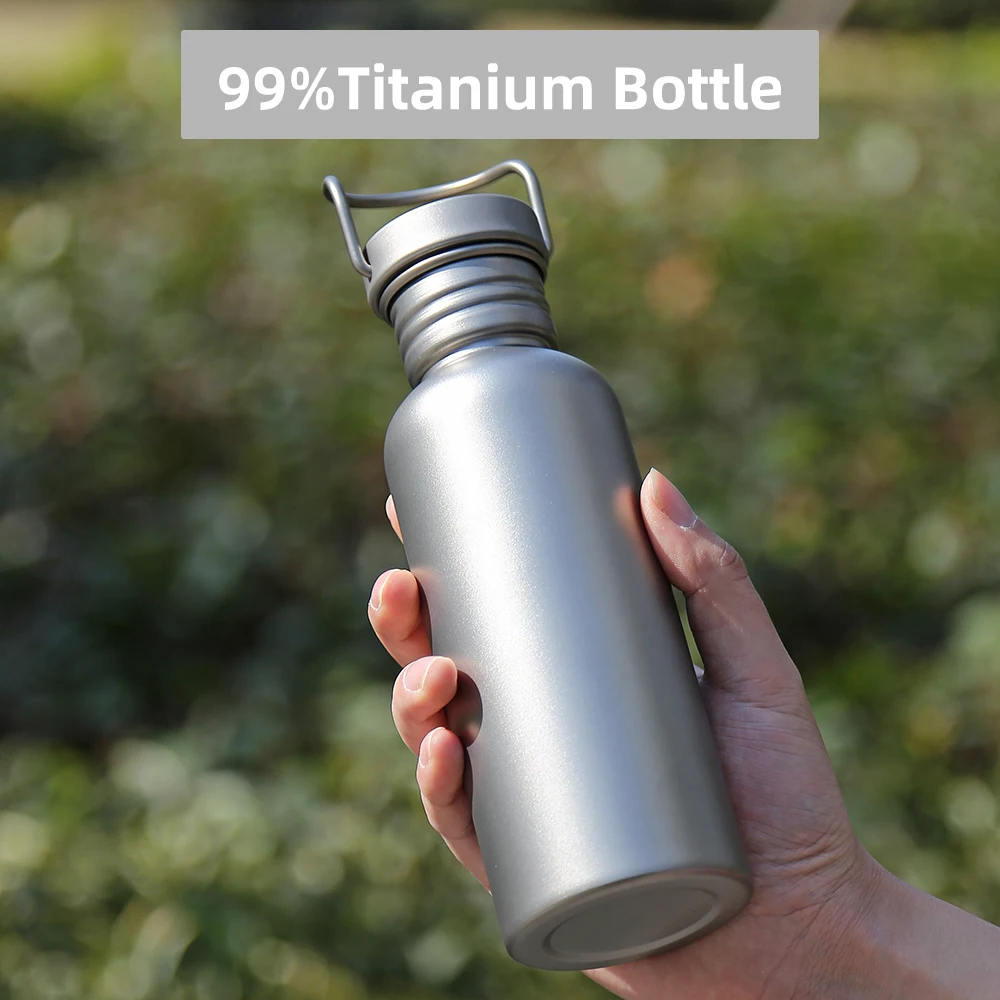 Ti Travel Mug Ultra Lightweight Ourdoor Portable Tumbler Insulated Cup Water Bottle 99% Titanium Vacuum Flask Thermos 750ML 25OZ