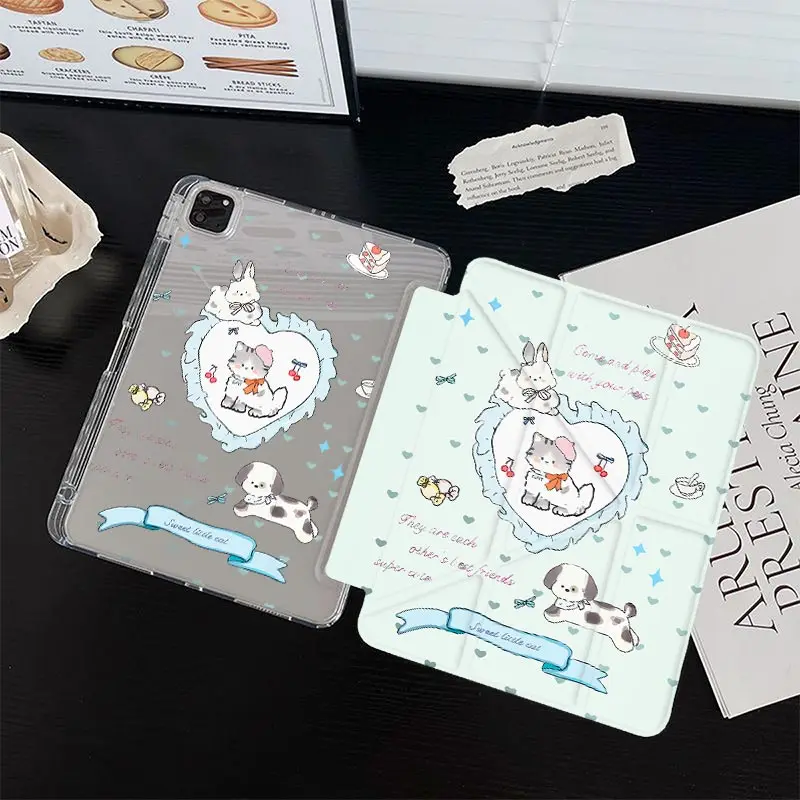 3+Y Multi-Angle Stand Cover for iPad10.2 7/8/9th 4/5 10.9 iPad A16 2025 11th Air11/13 IPad Mini6 8.3 air3 10.5 Pro 11 2020